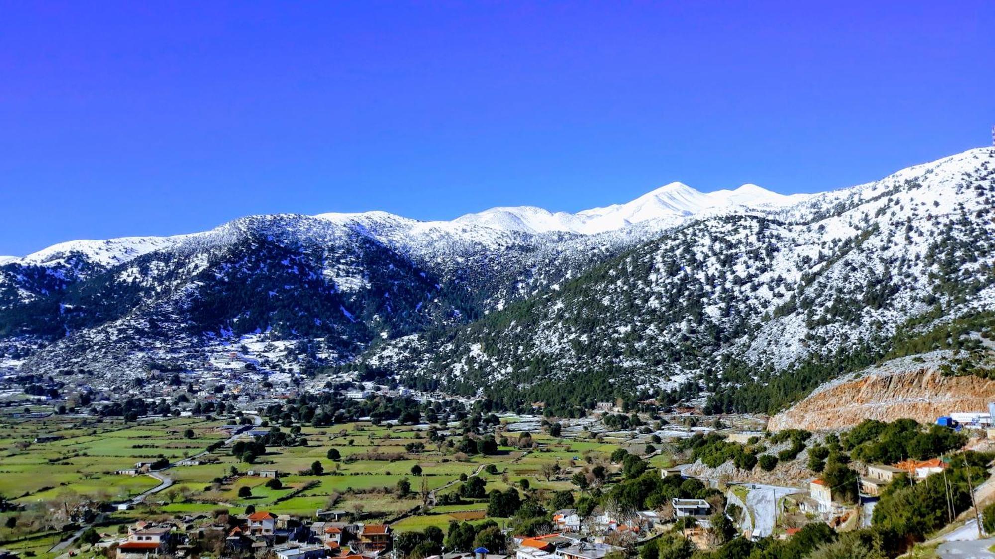 Panorama Askifou Karés Exteriér fotografie